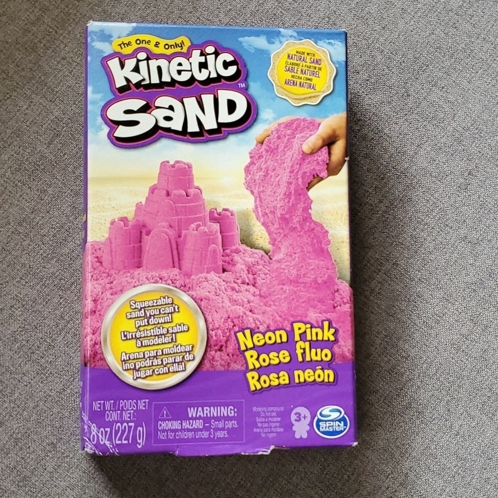 Kinetic sand the one & only NEON PINK 8 ounce see all manufacturer ⚠️‎ w…